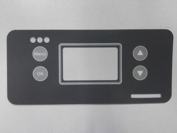 Custom Rich Color Graphic Overlay With Transparent Clean Window 3M Adhesive ISO9001:2008