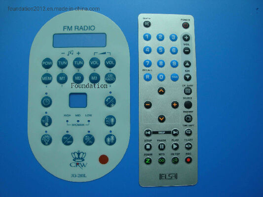Control Overlay Silicone Rubber Keyboard Button Keypad