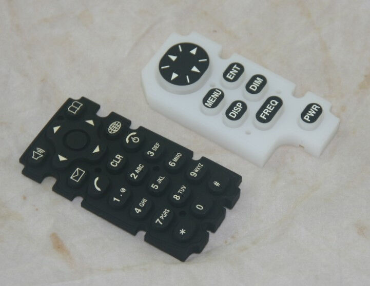Corrosion Resistance 3m Adehsive Membrane Switch Moisture Proof Silicone Rubber Keypad