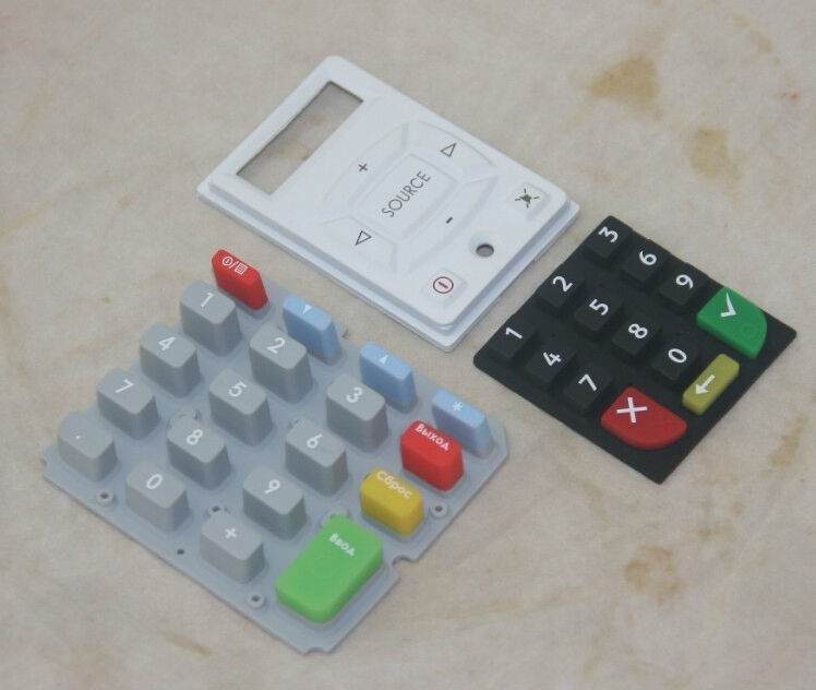 High Reliability Silicone Rubber Button Keypad