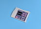 Embossed Tactile Membrane Switch , Membrane Touch Switch With Multicolored Printed